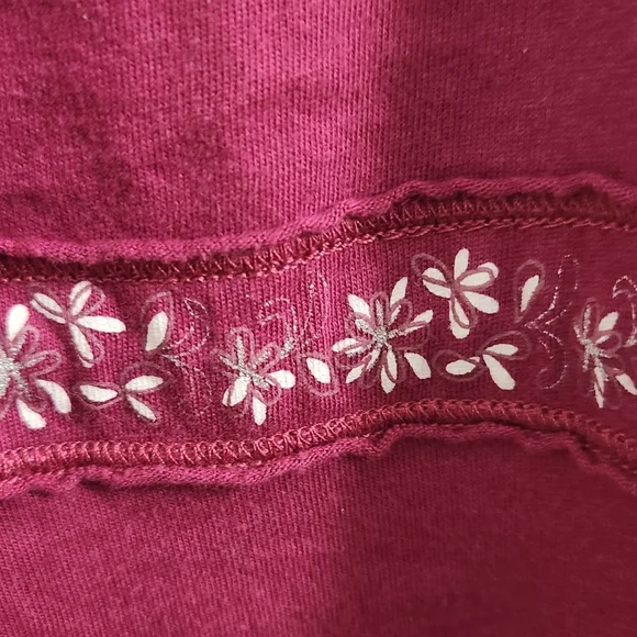 Women's Maroon Top - Picture 3 of 4